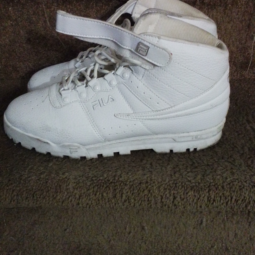 Fila Men's White High-Top Sneakers